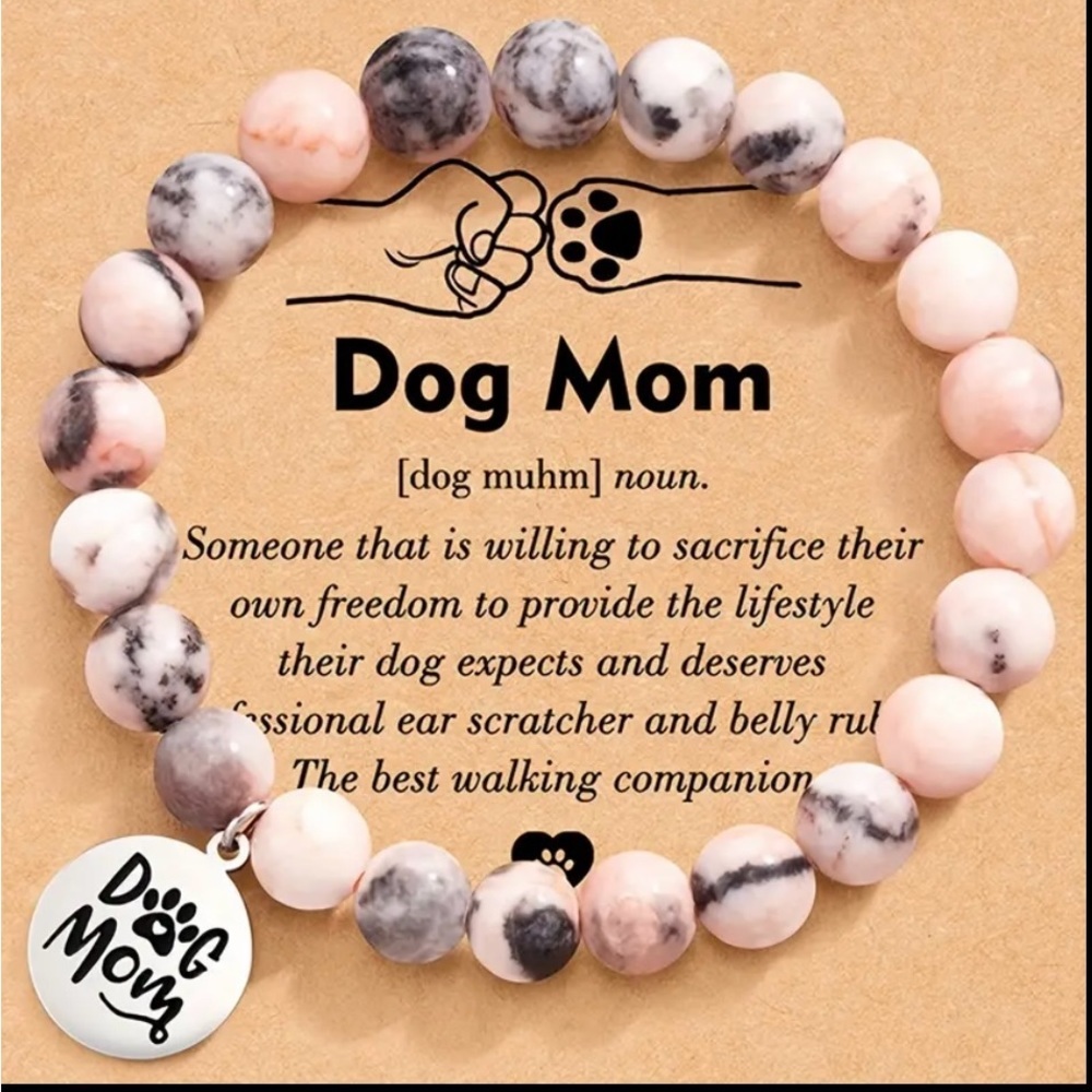 Dog Mon Beaded Bracelet NWT